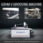 1240 Hydraulic High Speed V Grooving Machine For Stainless Steel Ornament