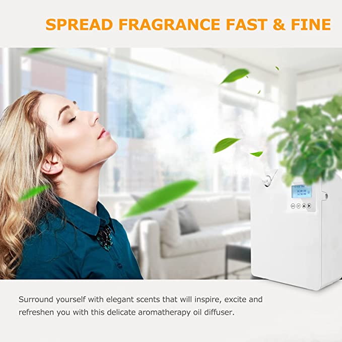 Smart WIFI Hotel Lobby Scent Fragrance Diffusers Machine HVAC Aroma Oil Electric Scent Diffuser Machine For Scent Marketing