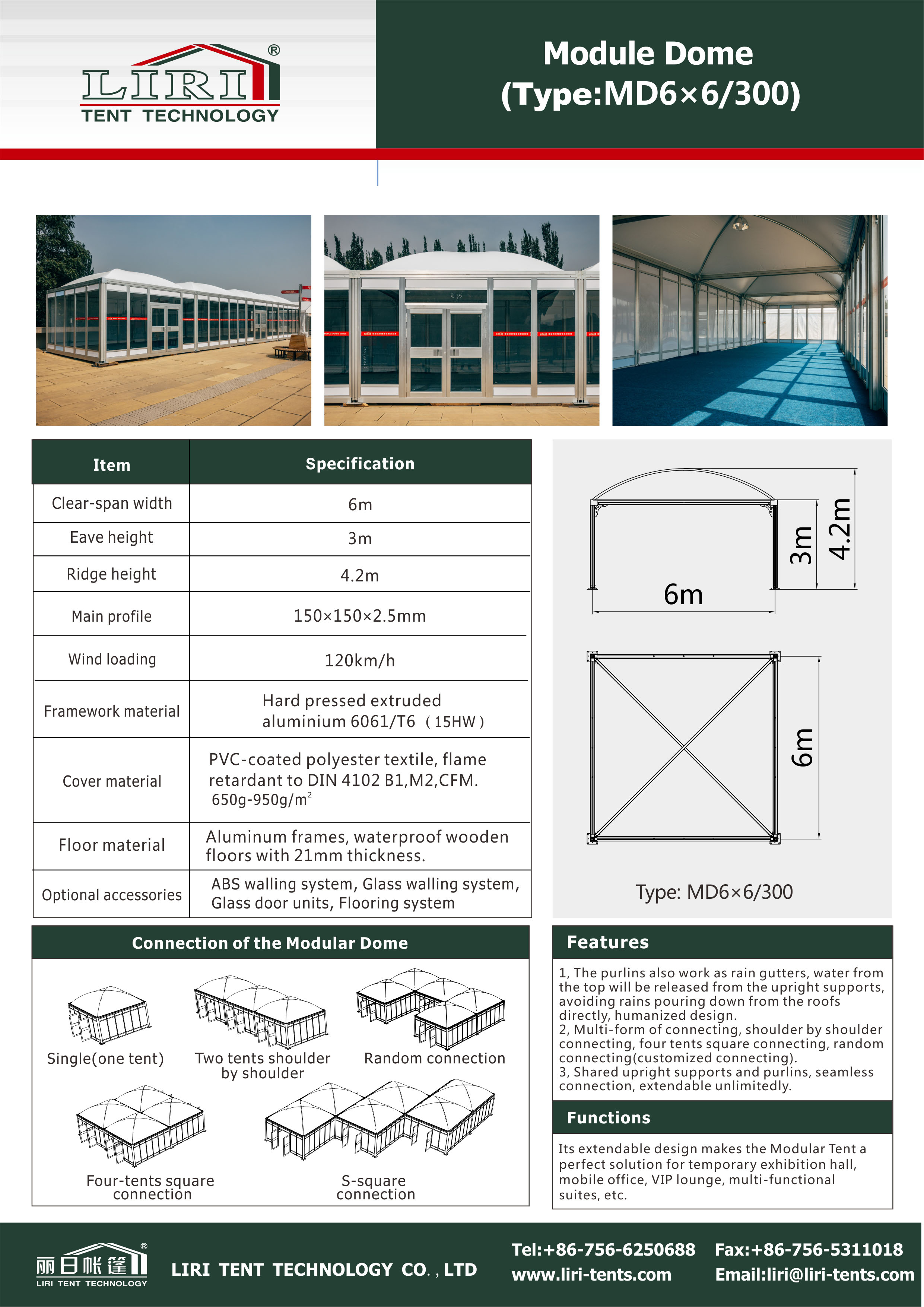 Modular Tent Used for High Class Events