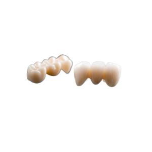 Quality Double Ended Fixed Bridge Crown Gold Alloy Crown Bridge Teeth wholesale