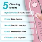 Professional Dental Water Flosser and Electric Toothbrush Set for Effective