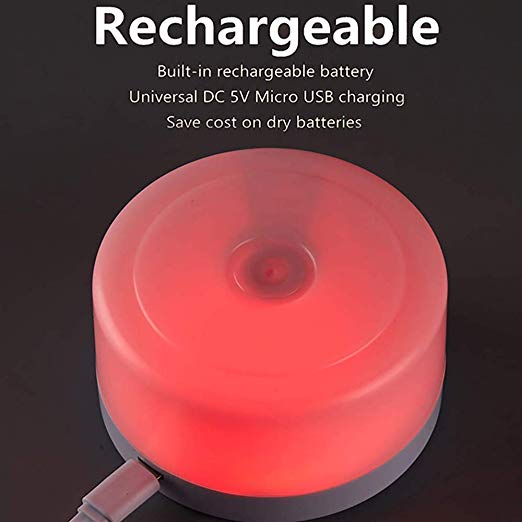 Dimmable DC6V 5000K Touch Sensor Bedside Lamp For Kids Children Adult
