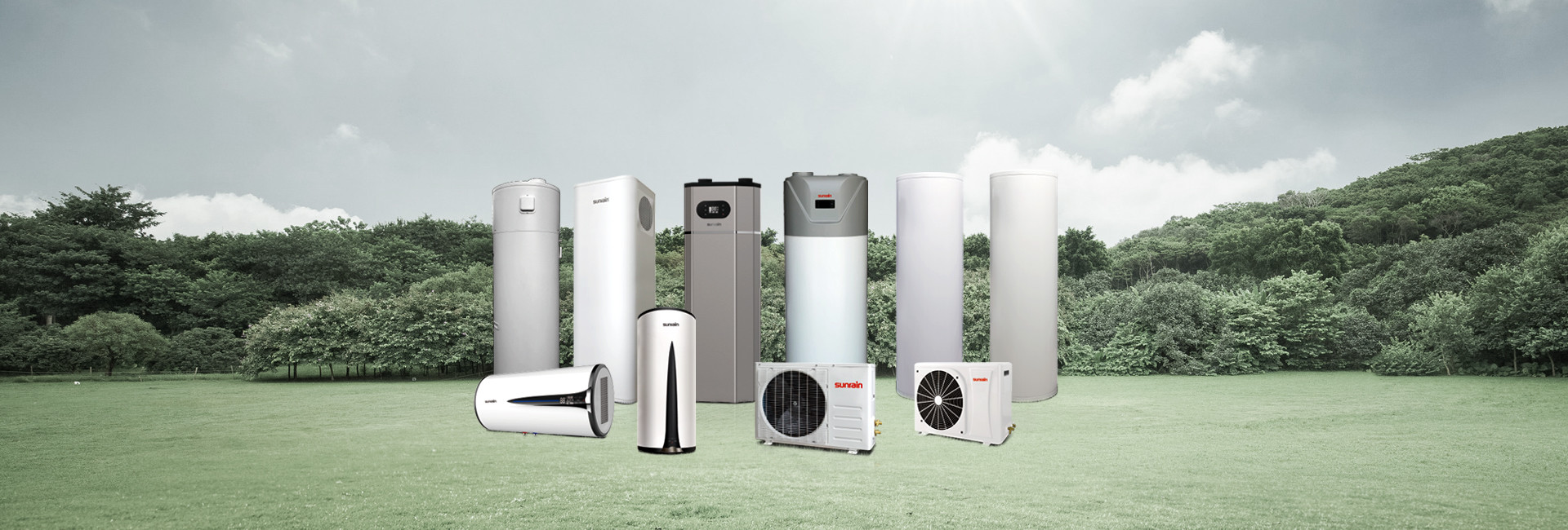 Household Ultra Quiet Wall Mounted Heat Pump 100 Liter Storage Hot Water Heater