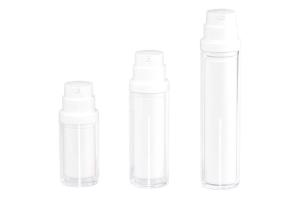 Quality 15ml/30ml/50ml AS+PP Airless Lotion Bottle Skin Care Packaging Essence Suncreen Airless Pump Bottle UKA78 wholesale