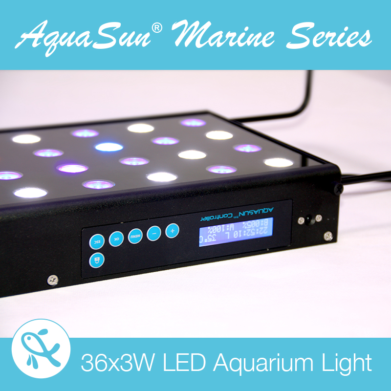 36W-120W watt led blue flood light aquarium lighting marine for fishing boat flood light