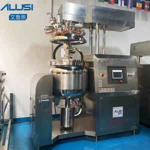 Quality PLC Control Face Cream Vacuum Mixing Equipment Homogenizing Emulsifier Machine wholesale