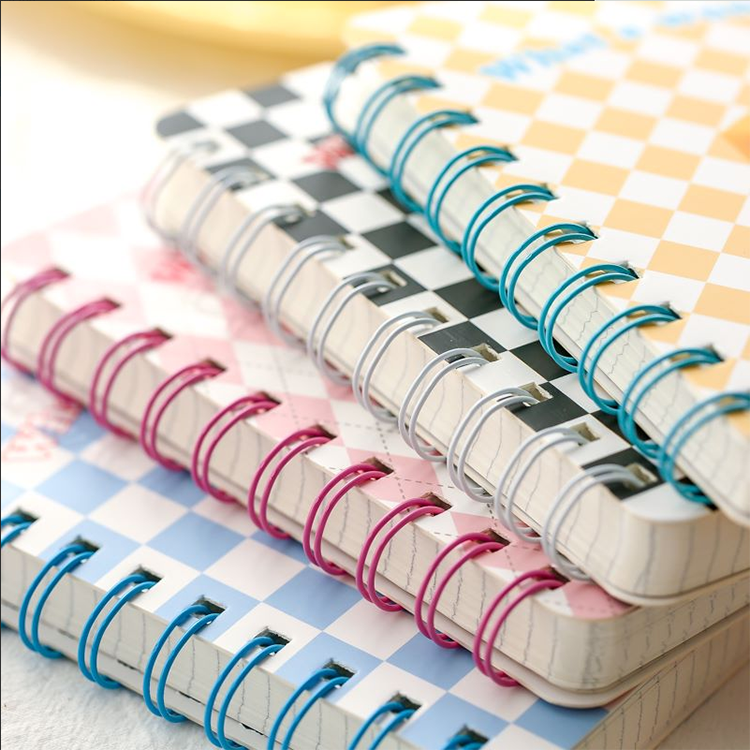 College Student Stationery Square Notebook with Blank Fruits Cover and 128 Inner Pages
