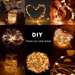 Outdoor Waterproof 200 LED Fairy String Lights 72.18 Ft Copper Wire