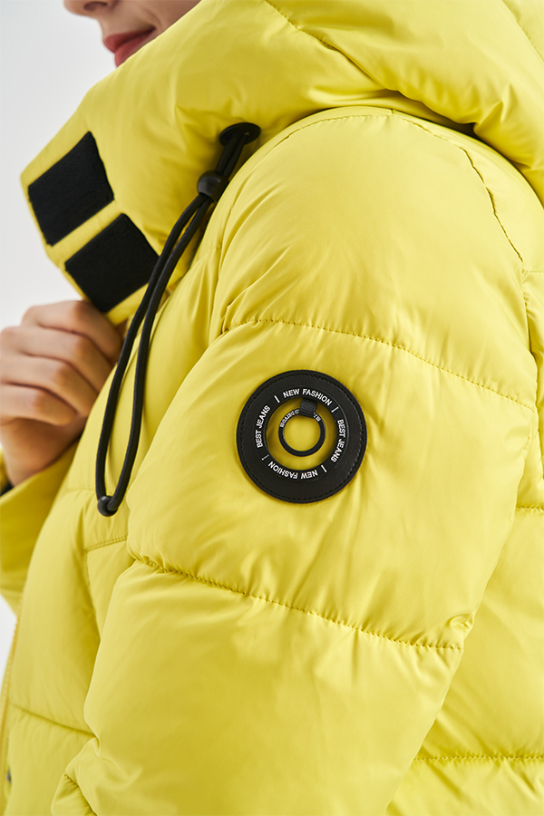 FODARLLOY Ladies Warm Hooded Cotton-Padded Clothes Women Slim Long Down Winter Jackets Women Water Repellent Puffer Coats