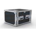 8U Rack Plywood Flight Case With Aluminum Frame