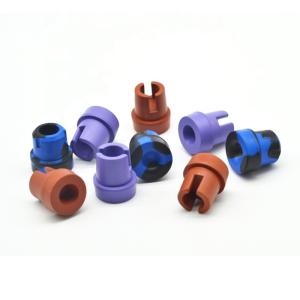 Quality Purple Silicone Stopper 13mm 16mm Test Tube Stopper With Hole wholesale