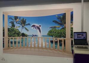 Quality 10sqm/h CMYK 1920X1080 Wall Inkjet printing machine wholesale