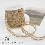 Christmas Brown Burlap Ribbon 5mm-45mm Wired Burlap Ribbon