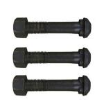 M20 Black Hex Bolts And Nuts Grade 10.9 Carbon Steel Material ODM