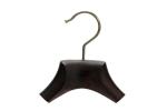 Betterall Steady Closet Complete Pearl Nickel Clips Wood Coat Hanger