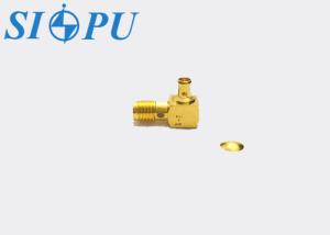 Quality SMA Female Angled RF Coaxial Connectors Mate CXN3506 Cables wholesale