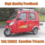 200CC Petro 3 Wheel Motorized Tricycle 5 Seater Passenger Auto Rickshaw