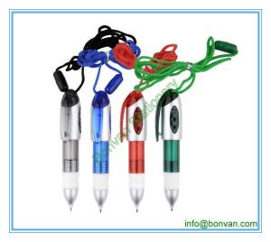 Quality plastic lanyard pen, promotional lanyard ball pen wholesale