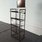 Retail Shelf Display Rack , Supermarket Display Shelf BSCI Certification
