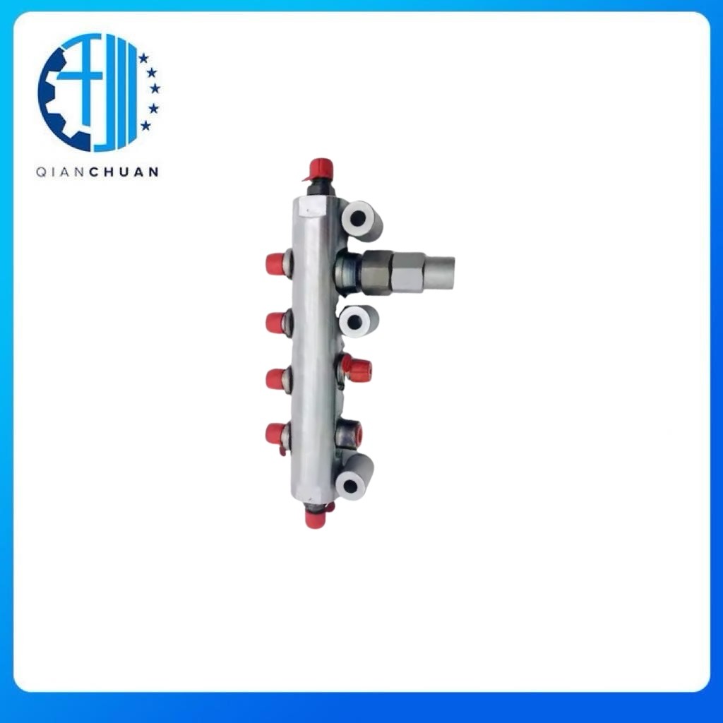 Fuel Common Rail 438-3416 For C6.4 Engine E320D Excavator Engine Parts