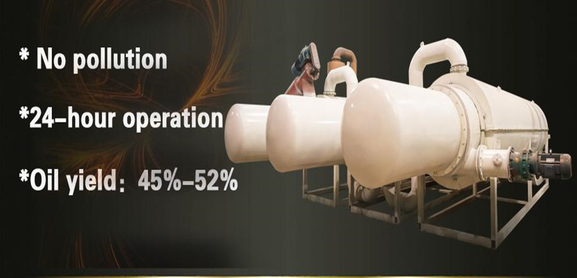 10 20 30 Ton Fully Continuous Waste Tire Plastic Rubber Pyrolysis Oil To Diesel Fuel Plant