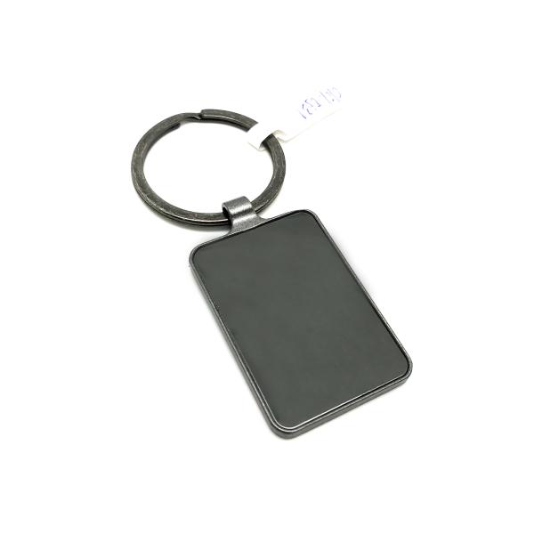 Cheap Customized Logo Black Gun Metal Keychain Holder for High Sales for sale