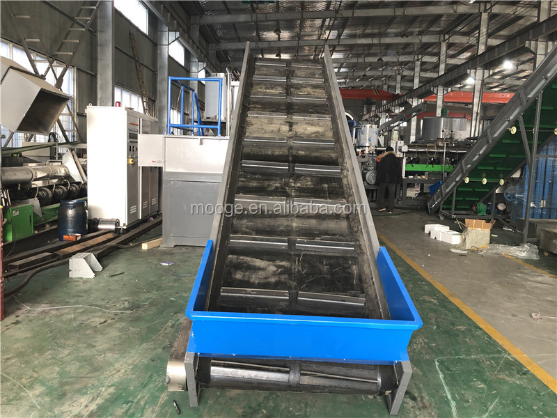 Waste Plastic Film Drawing Belt Conveyor Recycling Machine