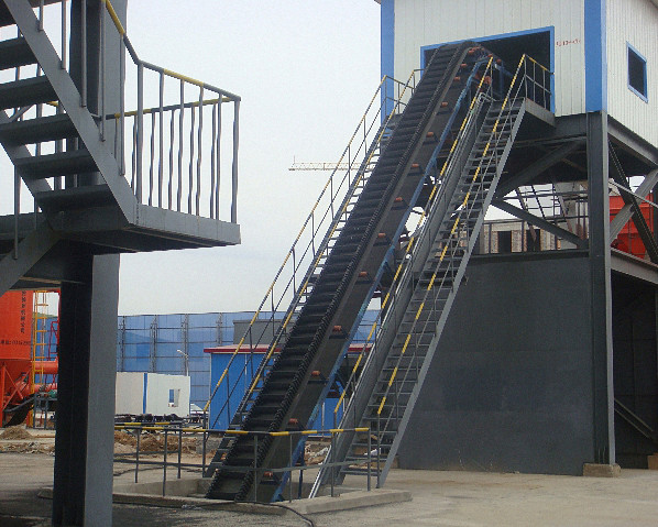 DJ Corrugated Sidewall Conveying Equipment Inclined Belt Conveyor For Bulk Material
