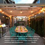 Waterproof E27 LED Bulb String Light 2W Holder 12V 24V 110V