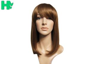 Quality Darker Blonde Synthetic Hair Wigs Silky Straight 8inch - 36inch wholesale