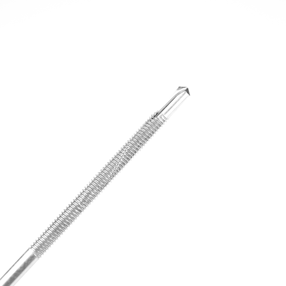 5.5x185mm ZINC Finish Steel Structure Self Tapping Screw with 5 Point Hexagon Head Washer