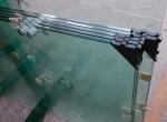 Safety Frameless Shower Door Glass Heat Soaked BS6206 Standards