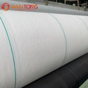 Quality High Tensile Strength 130g/Sqm PP Woven Geotextile for Landscape Fabric Weed Barrier wholesale