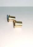 No Deformation D17mm Metal Machining Parts Valve Sleeve Copper