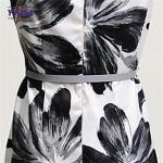 Latest adult girls party german print casual women dresses custom lady online