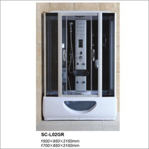 Quality Luxury Steam Sauna Shower Cabinet with Foot Massage Computer Controlled wholesale