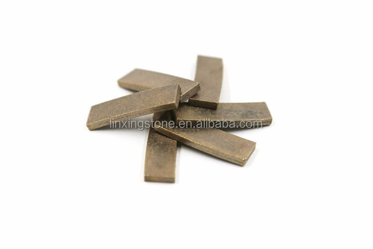 350mm Diamond Saw Blade Segment for Sandstone Fanshaped Design and Golden Color