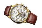 Business Mechanical Skeleton Watch Power Reserve Automatic Skeleton Watches