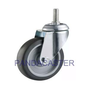 Quality Thermoplastic Rubber Swivel Caster Wheels 4 Inch Institutional Castors wholesale