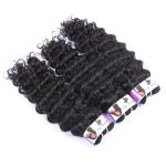 Black Rose wholesale grade 7A Deep Wave peruvian virgin human hair