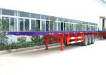 Diesel Flat Bed 3 Axle 40 Ft Shipping Container Trailer