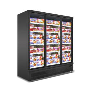 Quality Supermarket Frozen Food 3 Doors Upright Freezer wholesale