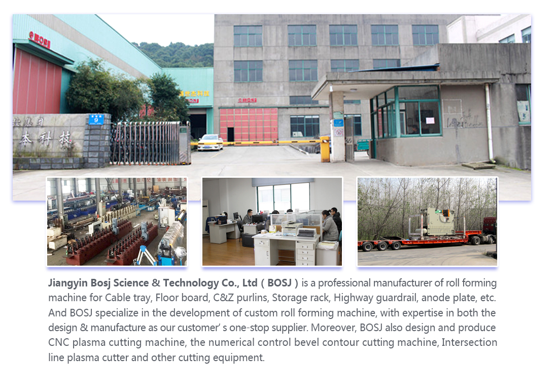 Cable Ladder Roll Forming Machine for Making Steel Cable Tray Ladder Profile