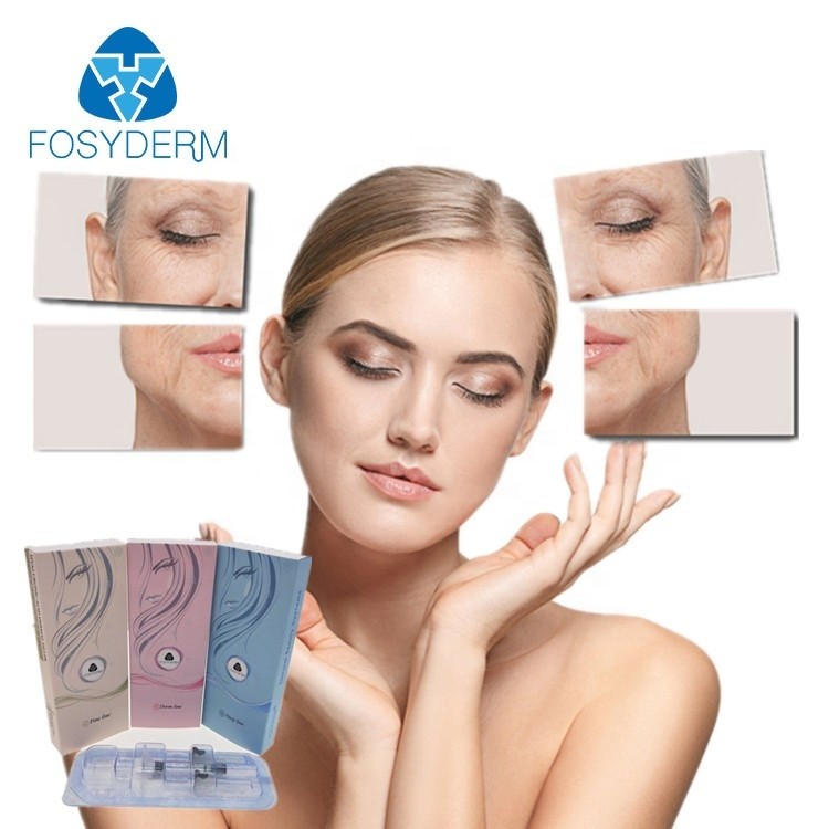 Injectable Hyaluronic Acid Dermal Filler , 24mg Cross Linked Gel HA Injection