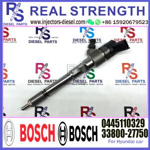 Quality Genuine Original New Injector 0445110329 0445110330 0445110331 for HYUNDAI Common Rail Fuel Diesel Injector 33800-27750 wholesale