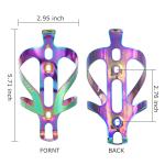 Colorful Bike Water Bottle Holder Chameleon Aluminum Kettle Cage Bottle Holder