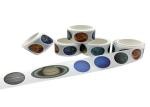 Multi Color Planet Patterns Washi Paper Stickers