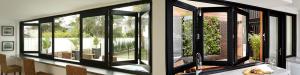 Quality Durable Aluminum Bifold Windows Cutomized With Powder Coated Finish wholesale