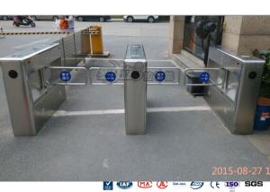 Quality Auto Sensor Supermarket Swing Barrier Gate Door Revolving Entrance Waist High Turnstile wholesale