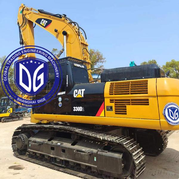 Cat 330D 30Ton Used Caterpillar Hydraulic Excavator New Model And Low Fuel